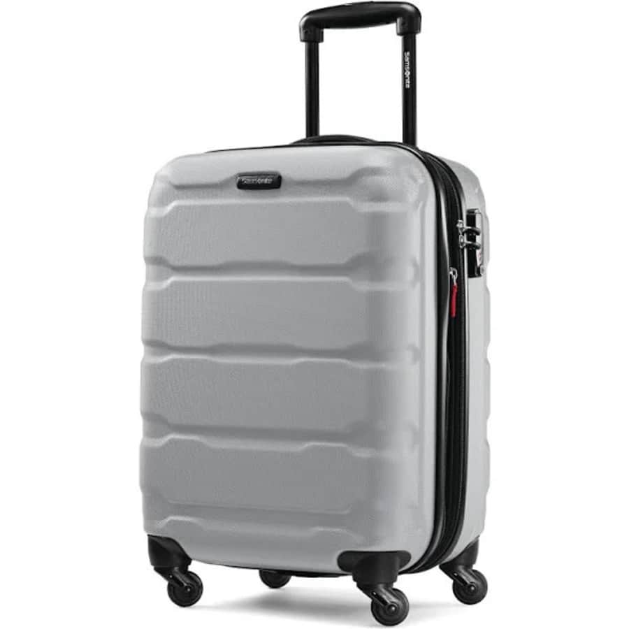 Samsonite 20" Omni PC Hardside Expandable Luggage with Spinner Wheels for $68