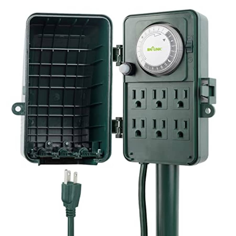 BN-Link 24-Hour Outdoor 6-Socket Timer for $26