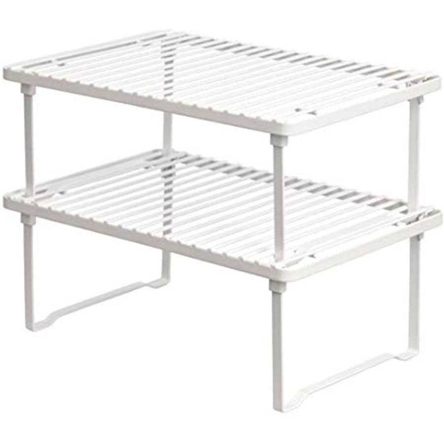 AmazonBasics Stackable Kitchen Storage Shelves for $16