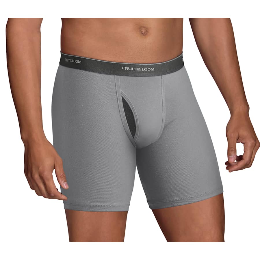 Fruit of the Loom Men's CoolZone Fly Dual Defense Boxer Briefs 10-Pack for $15 Fruit of the Loom Men's CoolZone Fly Dual Defense Boxer Briefs 10-Pack for $15