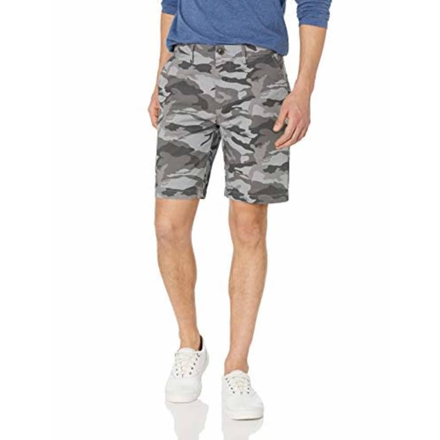 Amazon Brand - Goodthreads Men's Slim-Fit 9" Inseam Flat-Front Comfort Stretch Chino Shorts, Grey for $19 Amazon Brand - Goodthreads Men's Slim-Fit 9" Inseam Flat-Front Comfort Stretch Chino Shorts, Grey for $19