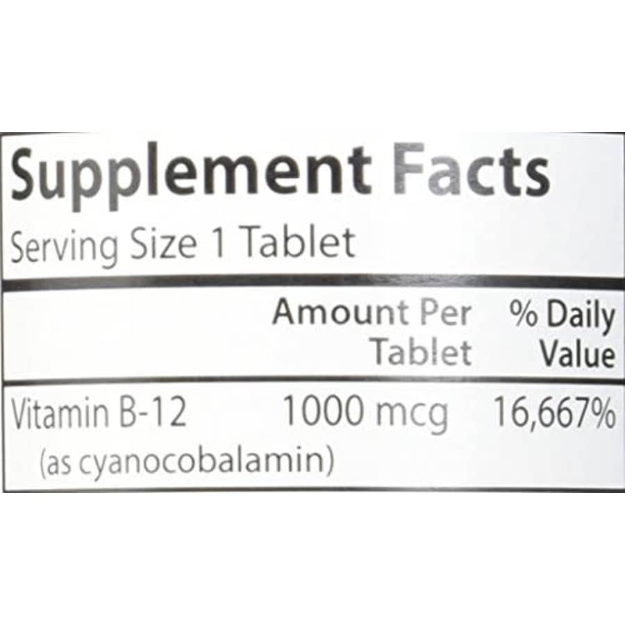 Carlson Labs B-12-SL, 1000mcg, 180 Chewable Tablets for $18