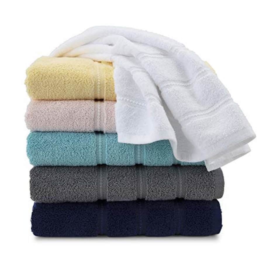 Martex Color Solutions Fashion Towels Highly Absorbent and Quick-Drying, Bath, Light Pink for $19