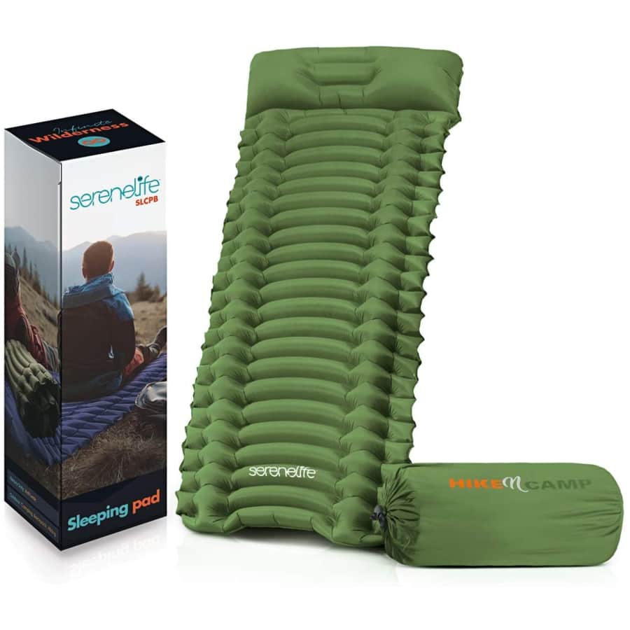 SereneLife Lightweight Air Mattress Sleeping Pad for $31