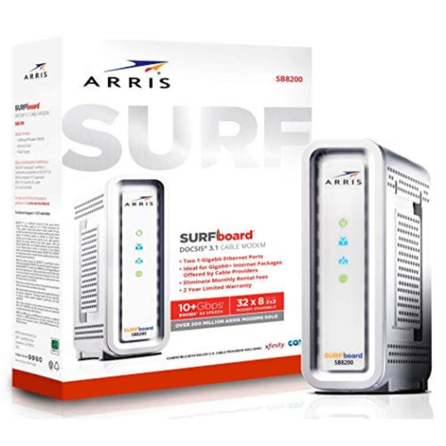 Arris Surfboard SB8200 Cable Modem for $149