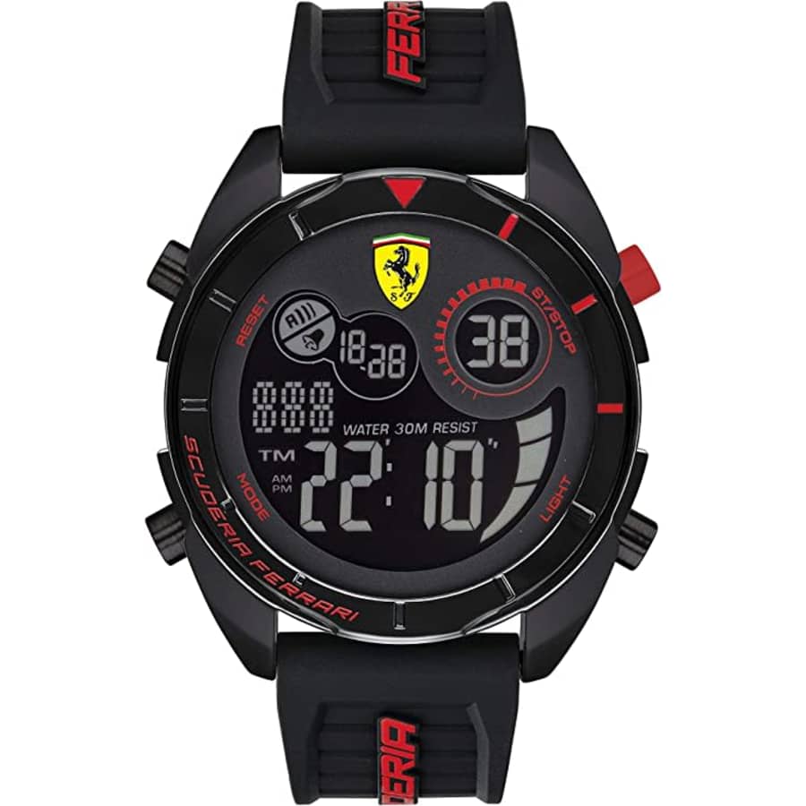 Ferrari Men's 45mm Forza Quartz Watch for $70