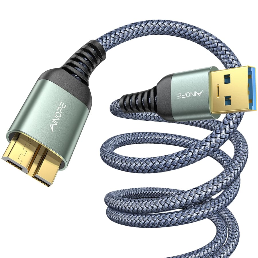 Ainope 3.3-Foot USB 3.0 Type-A to USB 3.0 Micro-B Cable for $9