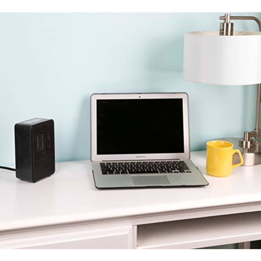 Comfort Zone Personal Ceramic Heater, Black for $60