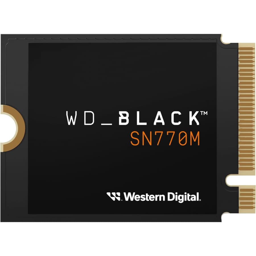 WD_BLACK 1TB SN770M M.2 2230 NVMe SSD for Handheld Devices for $84 WD_BLACK 1TB SN770M M.2 2230 NVMe SSD for Handheld Devices for $84