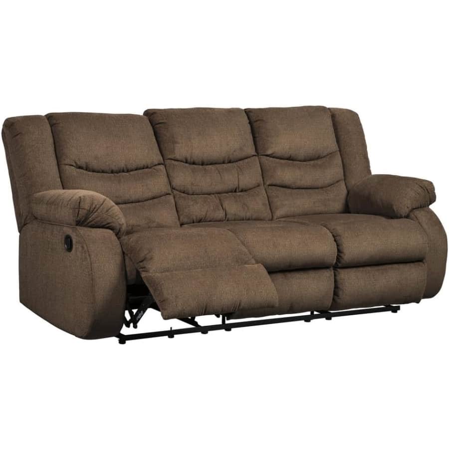 Signature Design by Ashley Tulen Upholstered Manual Reclining Sofa for $648 Signature Design by Ashley Tulen Upholstered Manual Reclining Sofa for $648