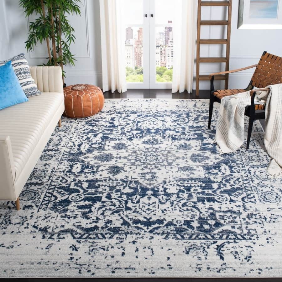 Safavieh Madison Snowflake 5x7.5-Foot Distressed Oriental Medallion Rug for $59 Safavieh Madison Snowflake 5x7.5-Foot Distressed Oriental Medallion Rug for $59
