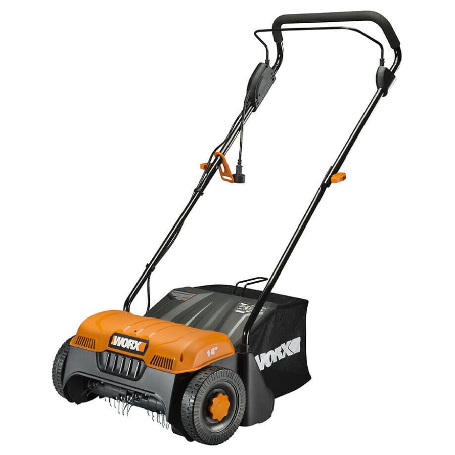 Worx 12A 14" Electric Dethatcher w/ Collection Bag for $81