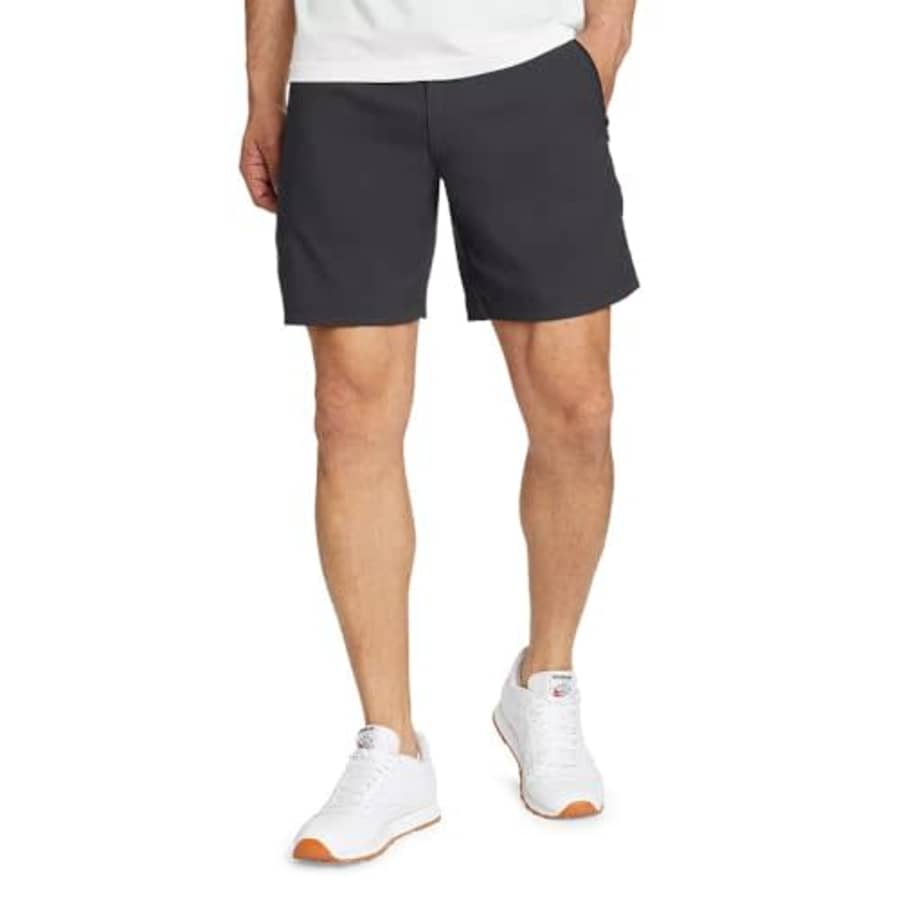 Eddie Bauer Men's Horizon Guide Wander Shorts, Carbon, 42 for $42