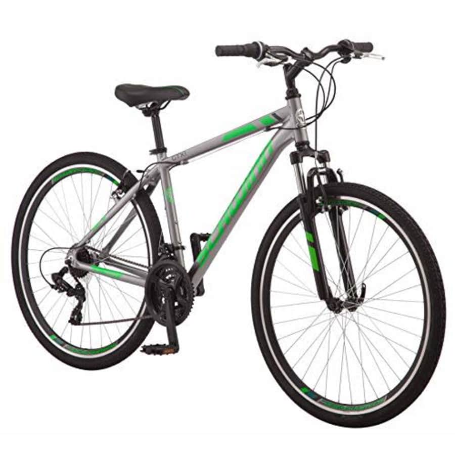 Schwinn GTX 1.0 Comfort Adult Hybrid Bike, Dual Sport Bicycle, 18-Inch Aluminum Frame, Grey for $471