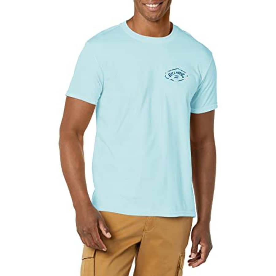 Billabong Men's Classic Short Sleeve Premium Logo Graphic Tee T-Shirt, Coastal Blue Exit Arch, Small for $22 Billabong Men's Classic Short Sleeve Premium Logo Graphic Tee T-Shirt, Coastal Blue Exit Arch, Small for $22