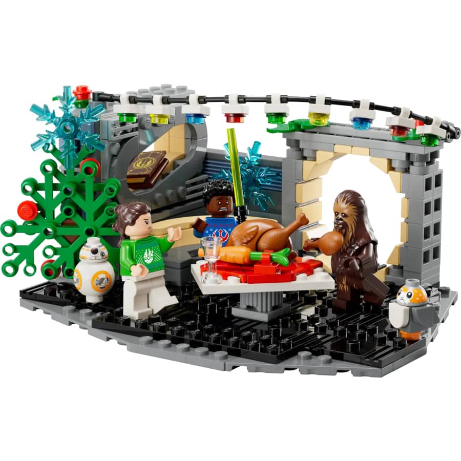 LEGO Millennium Falcon Holiday Diorama for $21