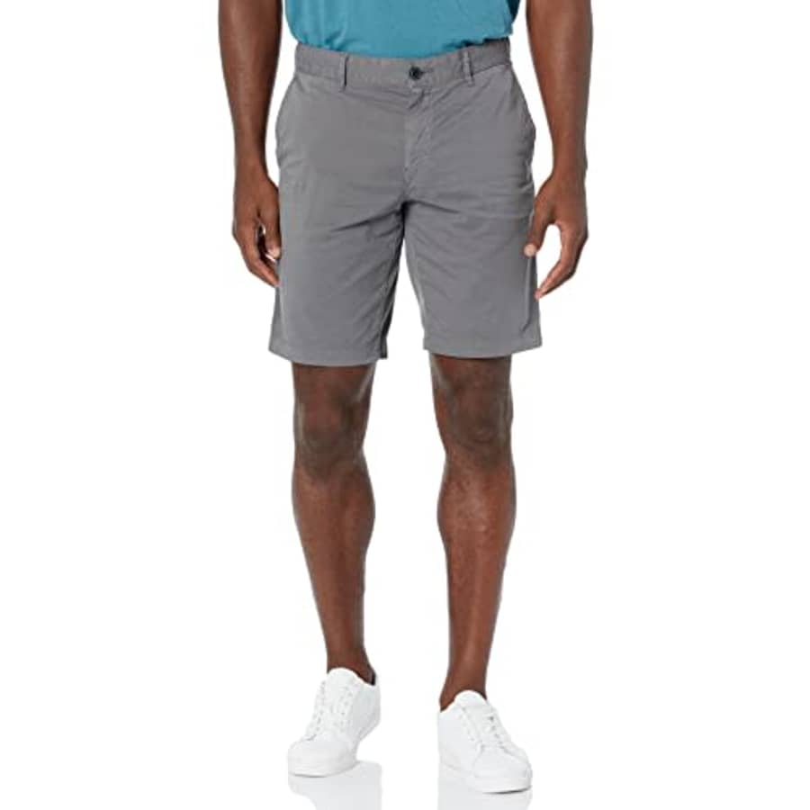 BOSS Men's Schino Slim Fit Shorts, Slate Grey, 31 for $84