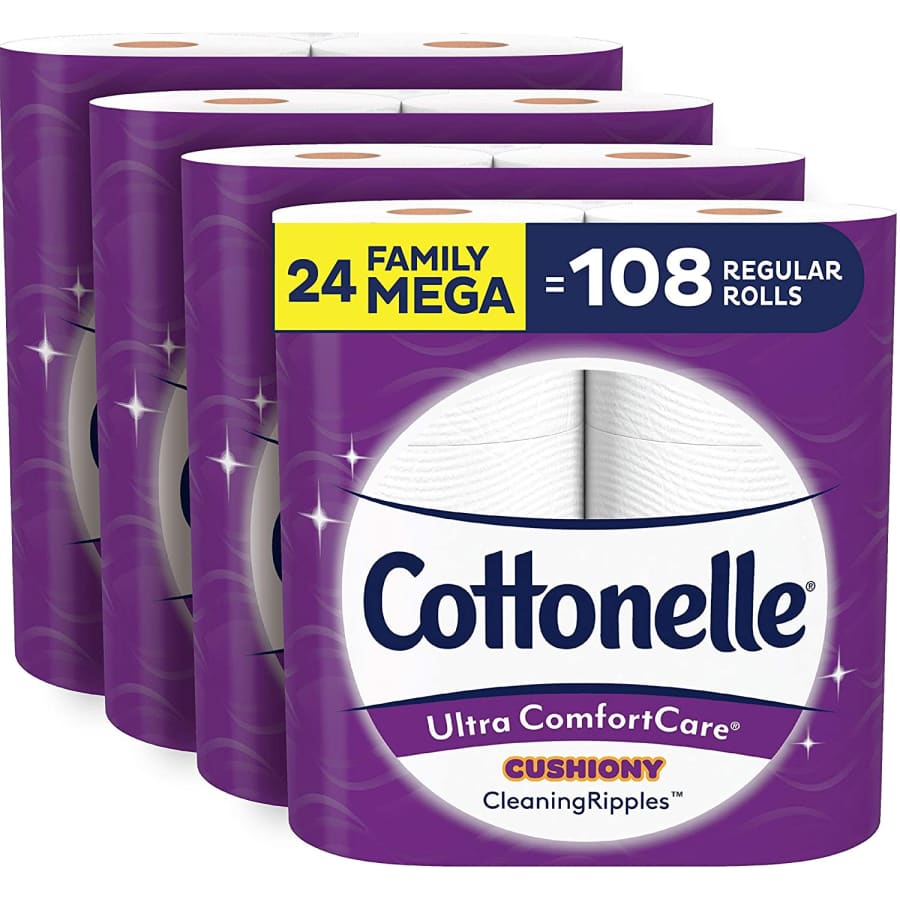 Cottonelle Ultra ComfortCare Soft Toilet Paper 24-Pack for $39 Cottonelle Ultra ComfortCare Soft Toilet Paper 24-Pack for $39