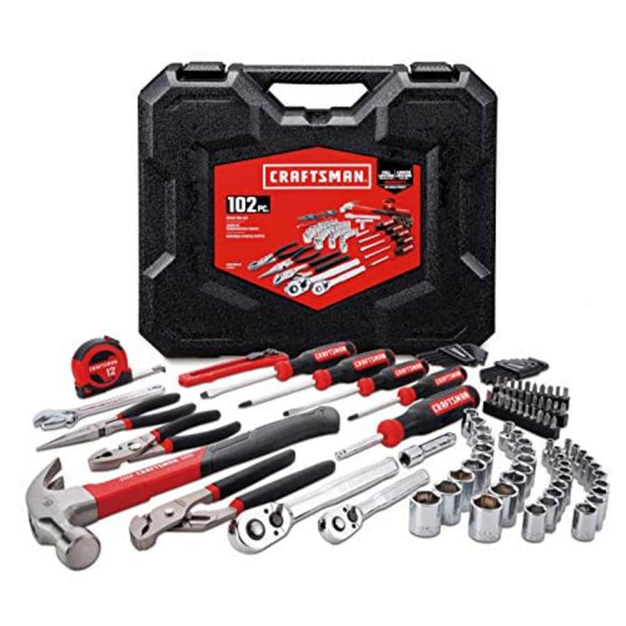 Craftsman 102-Piece Home Tool Kit / Mechanics Tools Kit for $114
