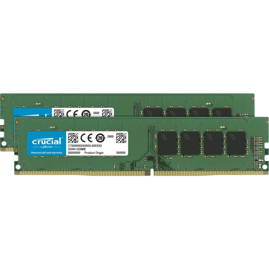 Crucial 32GB 3200MHz DDR4 Desktop Memory Kit for $107 Crucial 32GB 3200MHz DDR4 Desktop Memory Kit for $107
