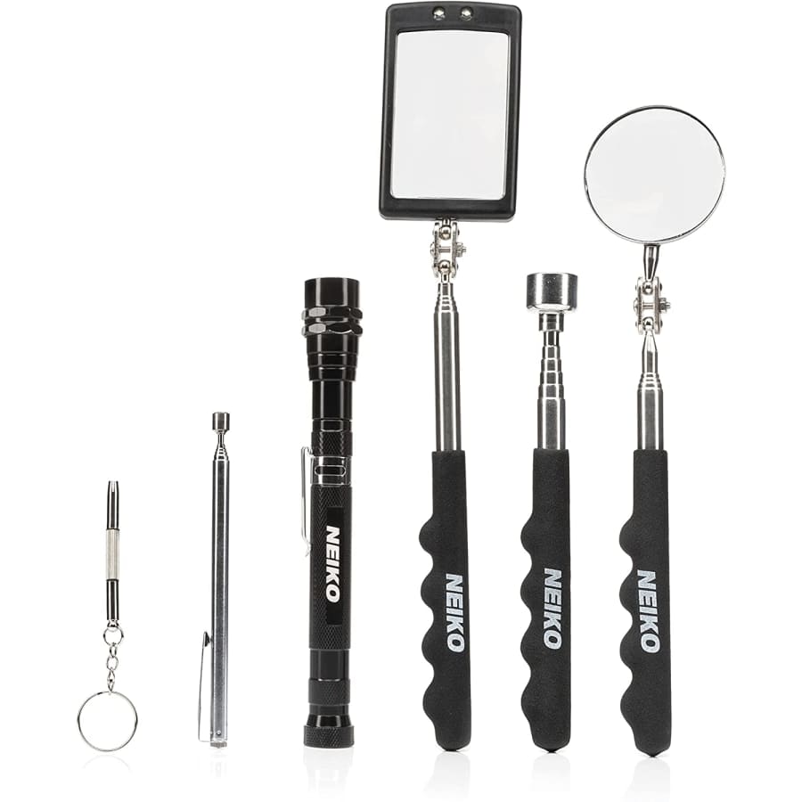 Neiko 6-Piece Magnetic Pick-Up Tool and Inspection Mirror Set for $16 Neiko 6-Piece Magnetic Pick-Up Tool and Inspection Mirror Set for $16