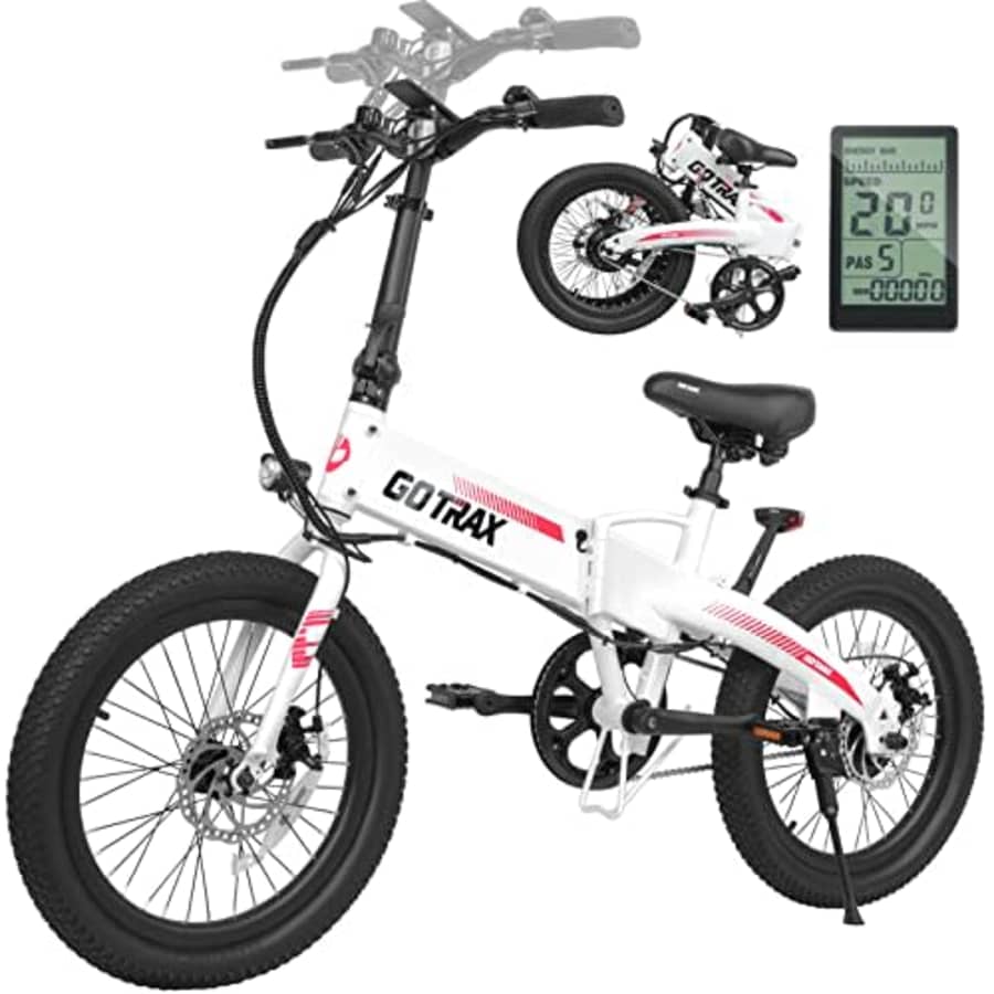 Gotrax R1 20" Folding Electric Bike for Adults, 20Mph Power by 350W, Weighs Only 45lbs, 48V for $540 Gotrax R1 20" Folding Electric Bike for Adults, 20Mph Power by 350W, Weighs Only 45lbs, 48V for $540