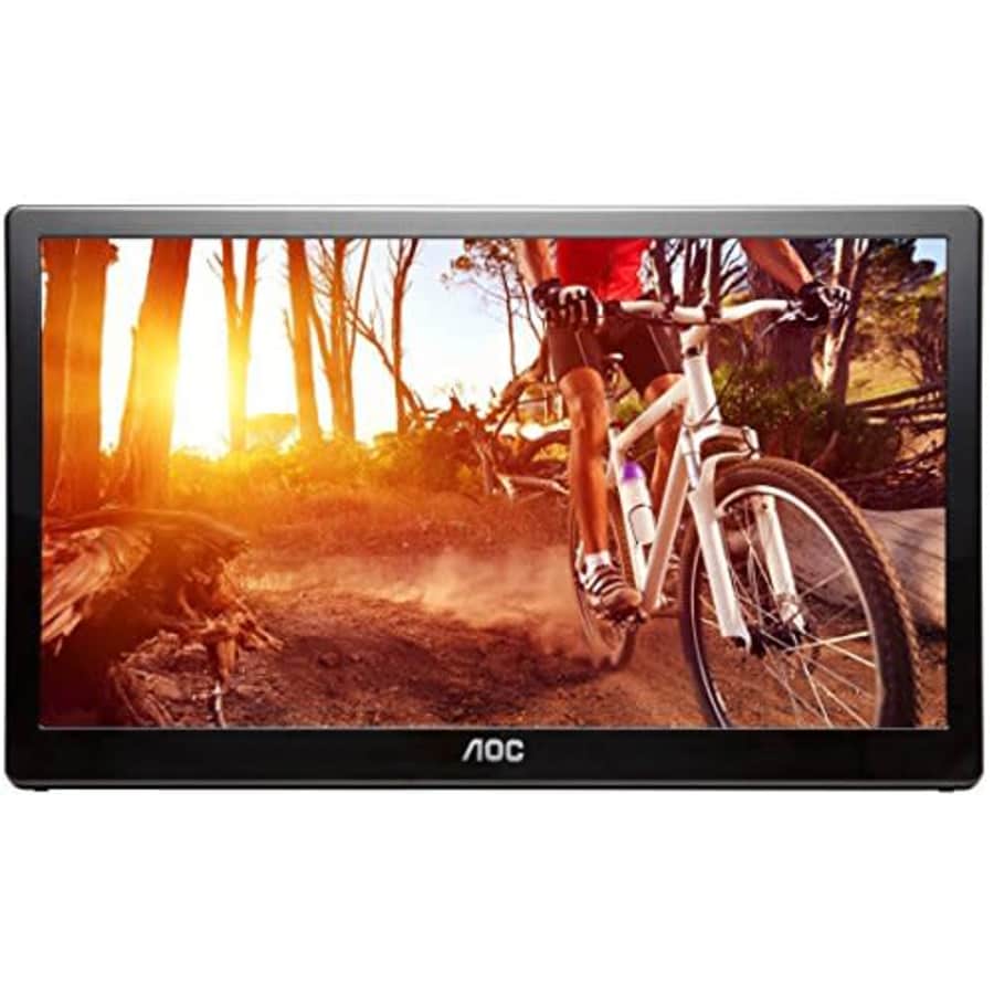 AOC e1659Fwu 16-Inch Ultra Slim 1366x768 Res 200 cd/m2 Brightness USB 3.0-Powered Portable LED for $69