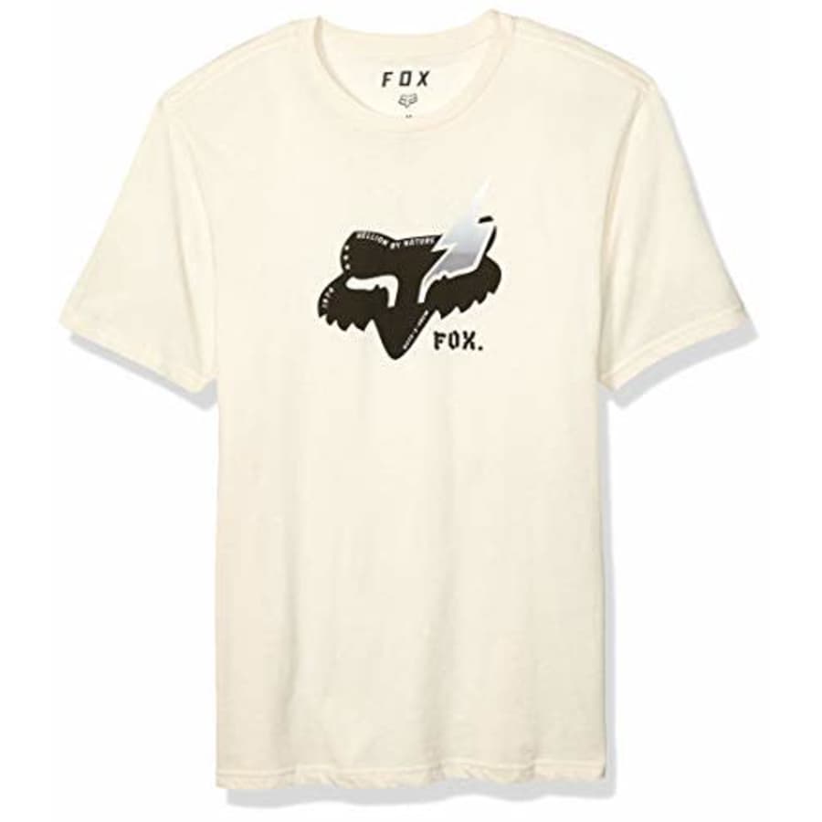Fox Head Fox Men's HELLION SHORT SLEEVE PREMIUM T-SHIRT, Bone, S for $37