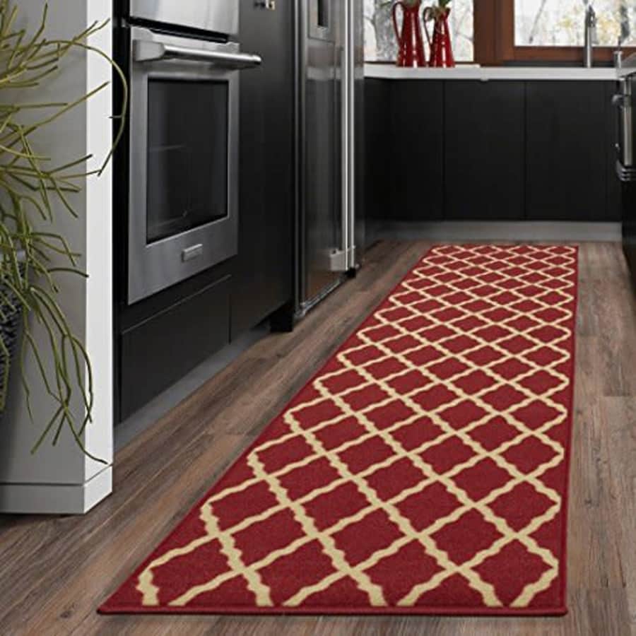 Ottomanson Ottohome Collection Contemporary Morrocan Trellis Design Non-Skid (Non-Slip) Rubber for $12 Ottomanson Ottohome Collection Contemporary Morrocan Trellis Design Non-Skid (Non-Slip) Rubber for $12