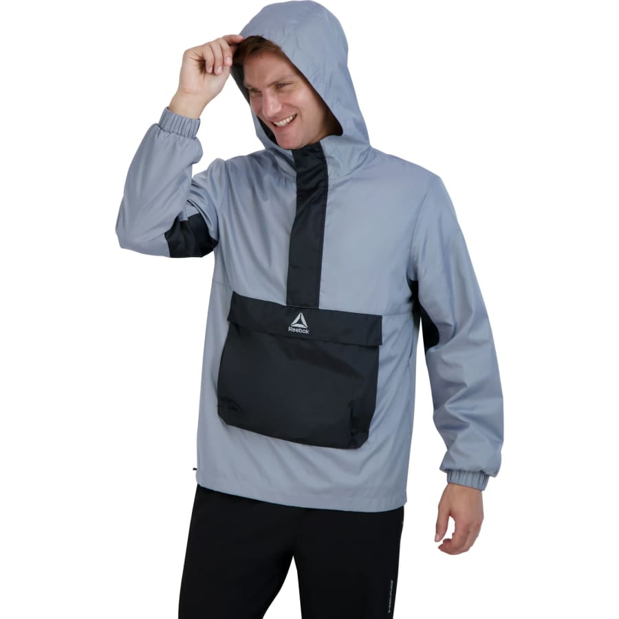 Reebok Men's Striker Woven Anorak Hoodie for $14
