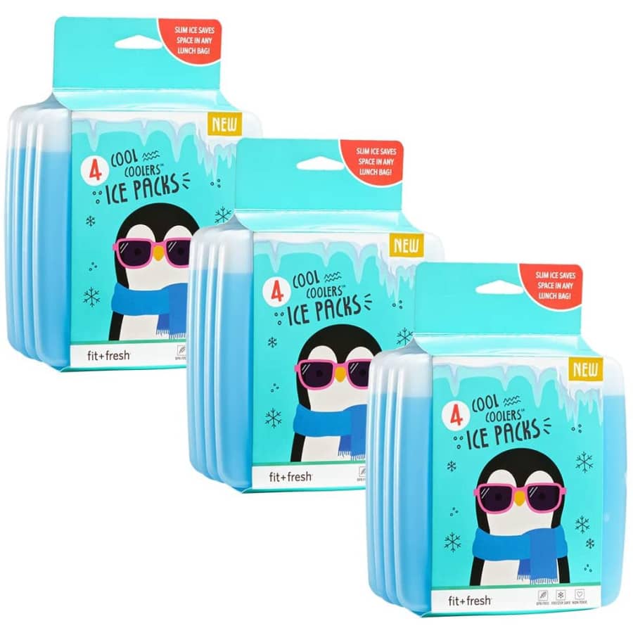 Fit & Fresh Cool Coolers Slim Ice Pack 12-Pack for $18 Fit & Fresh Cool Coolers Slim Ice Pack 12-Pack for $18