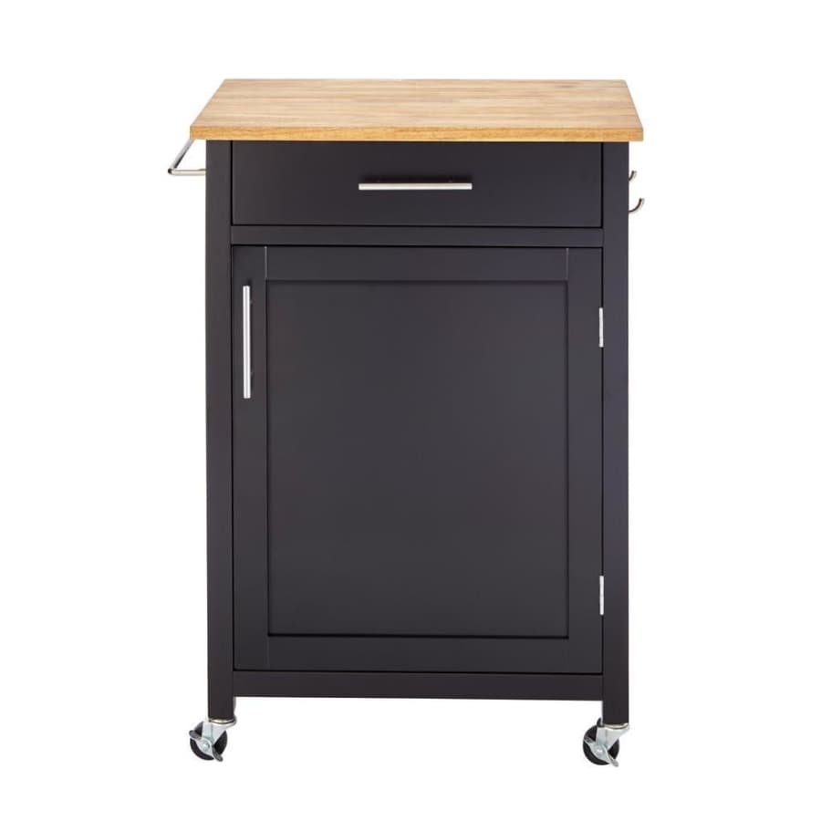 StyleWell Glenville Butcher Block Top Kitchen Cart for $103