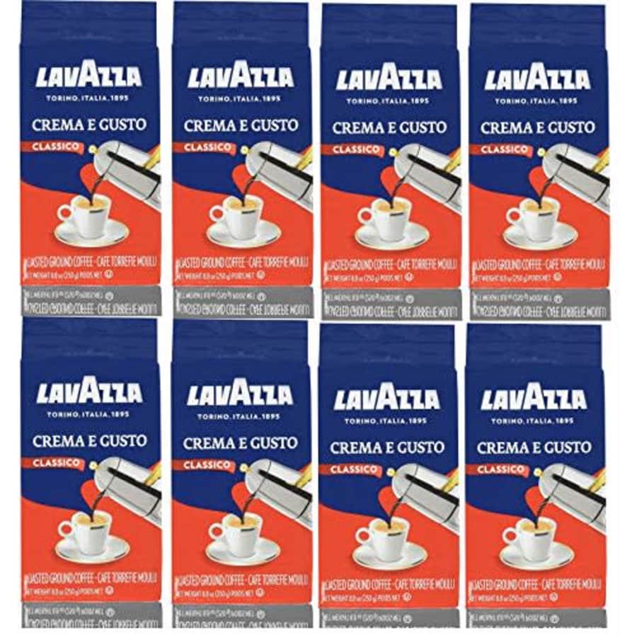 LavAzza Crema e Gusto Ground Coffee 8.80 oz (Pack of 8) for $30 LavAzza Crema e Gusto Ground Coffee 8.80 oz (Pack of 8) for $30
