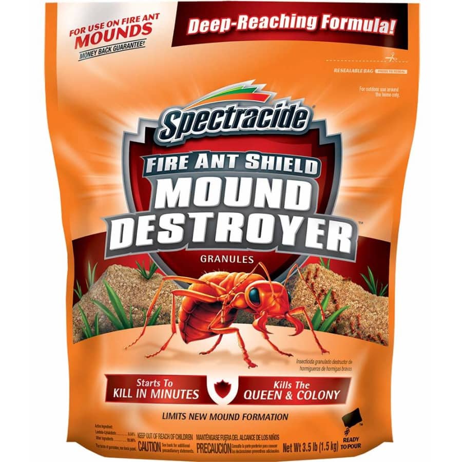 Spectracide Fire Ant Shield Mound Destroyer Granules 3.5-lb. Bag for $4 Spectracide Fire Ant Shield Mound Destroyer Granules 3.5-lb. Bag for $4