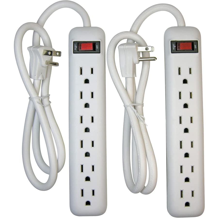 Prime Wire & Cable 6-Outlet Power Strip 2-Pack for $15 Prime Wire & Cable 6-Outlet Power Strip 2-Pack for $15