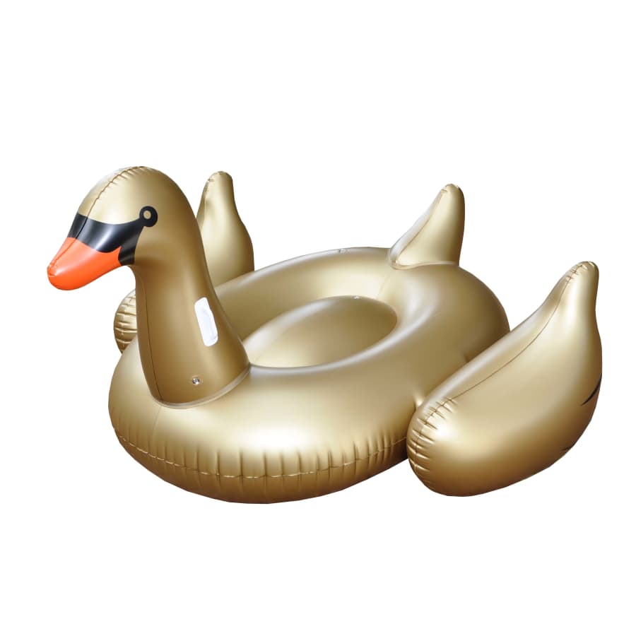 Swimline Giant Swan 75" Inflatable Ride-On Pool Toy for $11