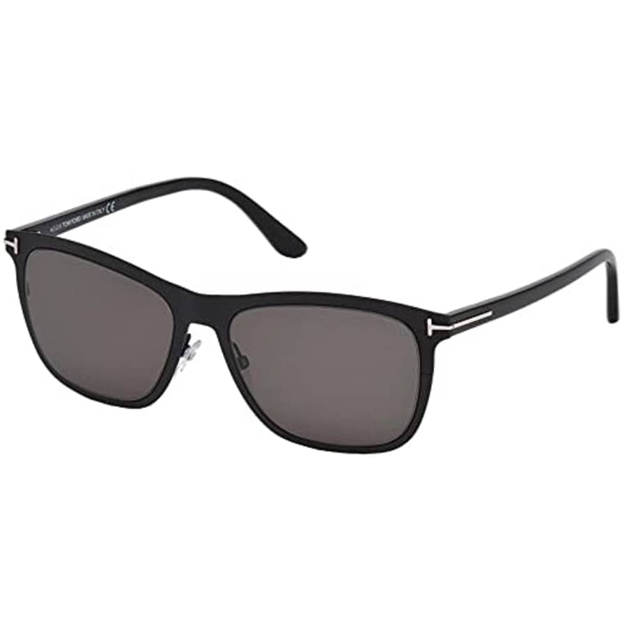 Tom Ford FT0526 02A Matte Black FT0526 Oval Sunglasses Lens Category 3 Size 55m for $239