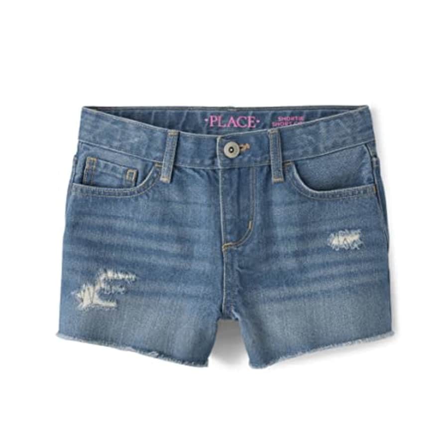 The Children's Place Girls' Shortie Shorts, Dahlia Wash, 8 for $15 The Children's Place Girls' Shortie Shorts, Dahlia Wash, 8 for $15