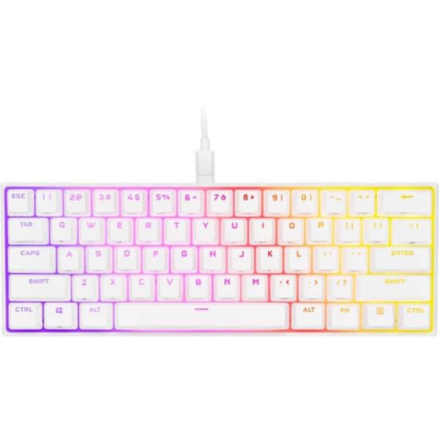 Corsair K65 RGB Wired 60% Mechanical Keyboard + Sabre Wireless Mouse for $100 Corsair K65 RGB Wired 60% Mechanical Keyboard + Sabre Wireless Mouse for $100