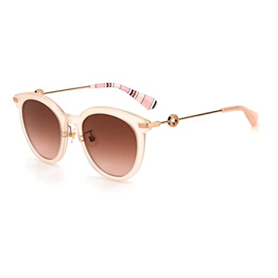 Kate Spade New York Women's Keesey/G/S Oval Sunglasses, Pink, 53mm, 22mm for $59