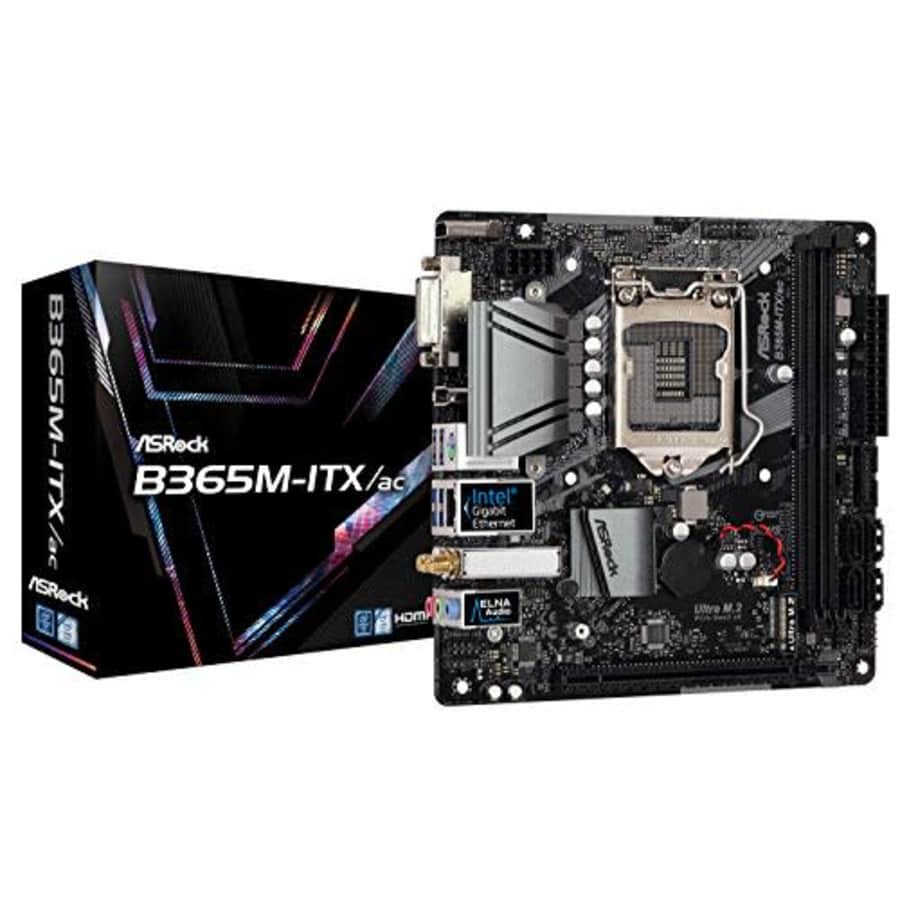 ASRock B365M-ITX/ac LGA1151/ Intel B365/ DDR4/ SATA3&USB3.1/ M.2/ WiFi/A&GbE/Mini-Itx Motherboard for $108