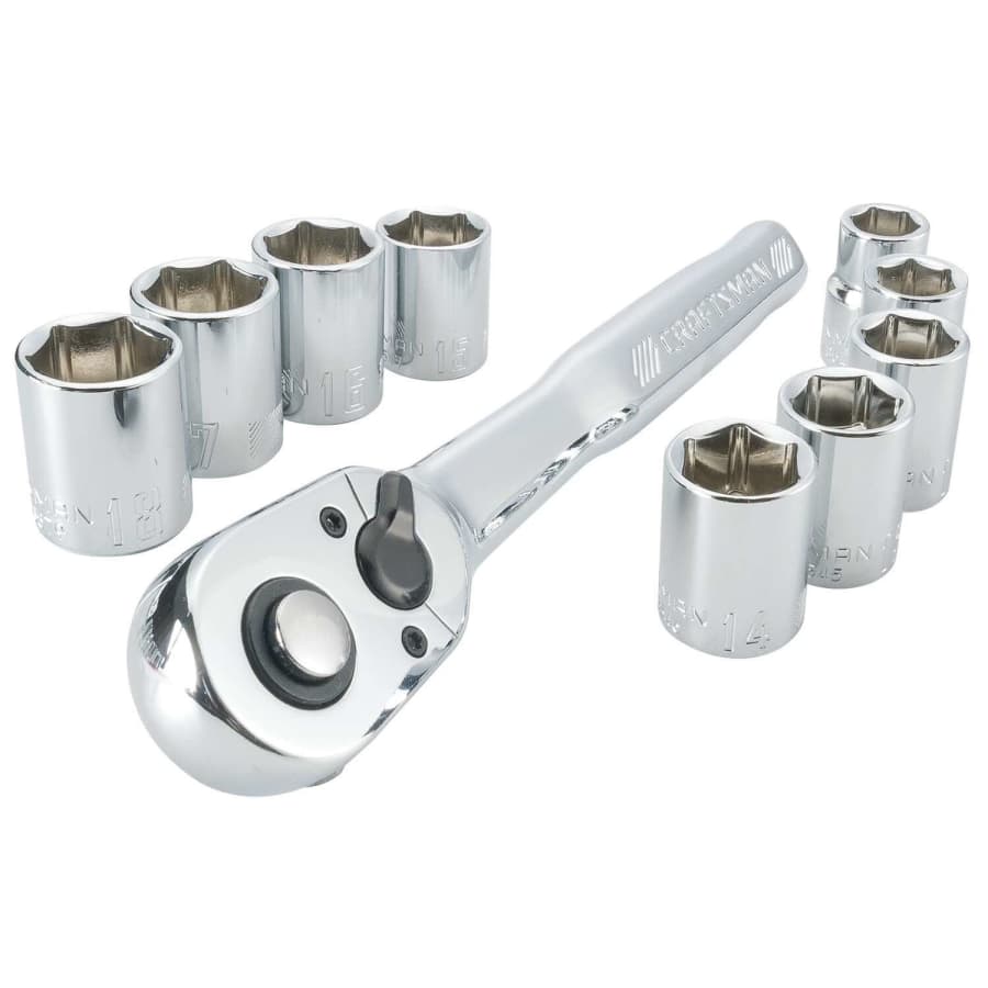 Craftsman 10-Piece Metric 3/8" Drive Socket Wrench Set for $10 for members Craftsman 10-Piece Metric 3/8" Drive Socket Wrench Set for $10 for members