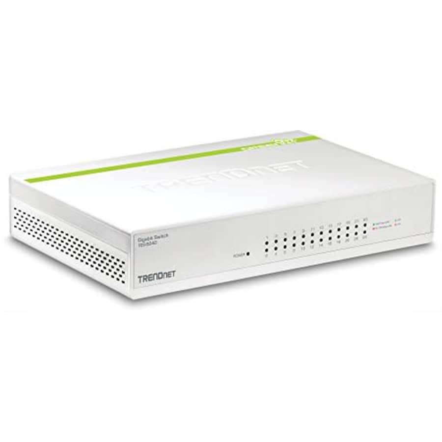 TRENDNet TEG-S24D 24-port gigabit GREENnet switch in white for $80