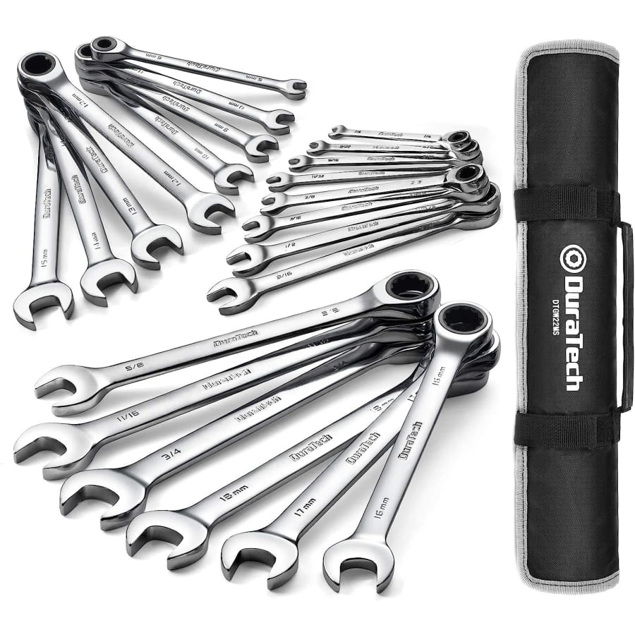 Duratech 22-Piece Ratcheting Wrench Set for $57