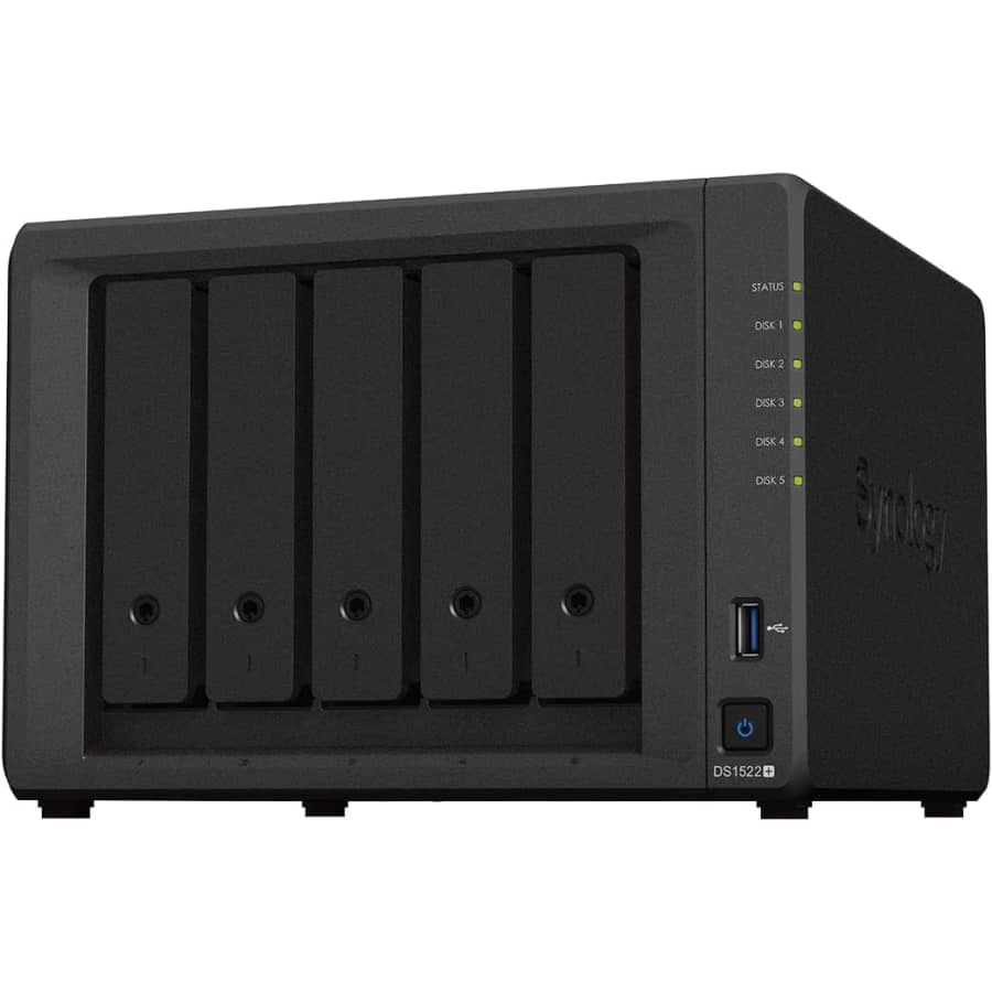 Synology 5-bay DiskStation DS1522+ NAS Enclosure for $700