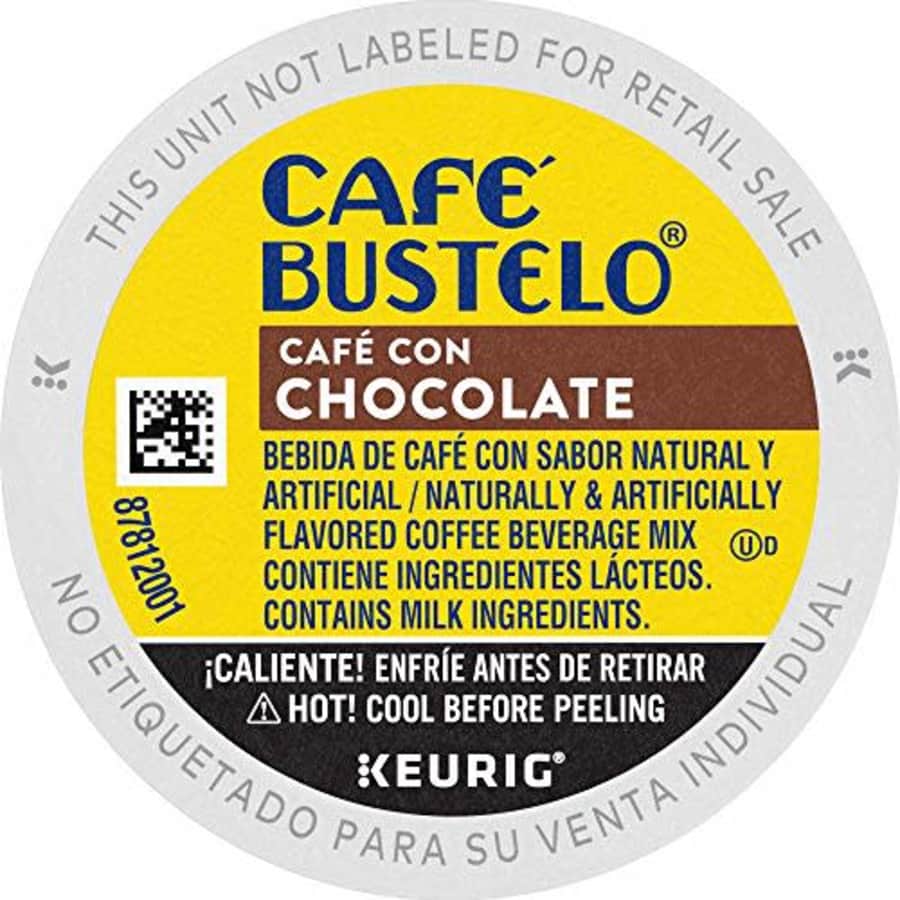 Cafe Bustelo Caf Bustelo Coffee Caf Con Chocolate Flavored Espresso Style Coffee, 60 K Cups for Keurig Coffee for $32 Cafe Bustelo Caf Bustelo Coffee Caf Con Chocolate Flavored Espresso Style Coffee, 60 K Cups for Keurig Coffee for $32