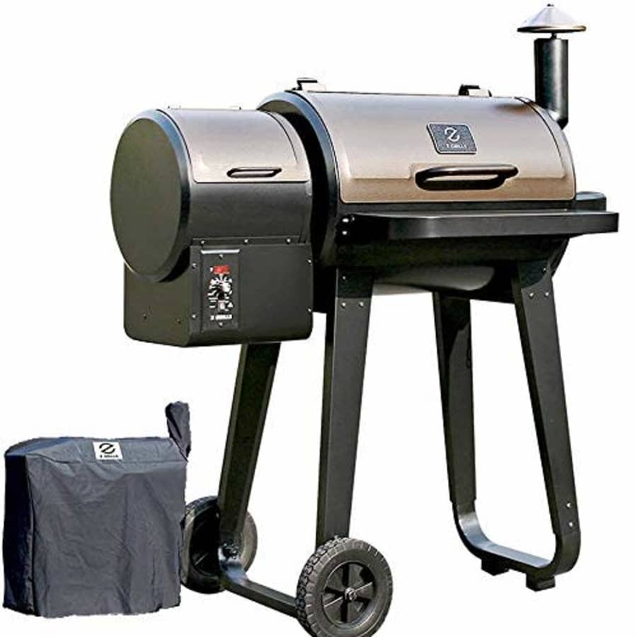 Z GRILLS Upgrade Wood Pellet Grills Smoker with Newest 8- in -1 Digital Controls Outdoor BBQ Smoke for $469