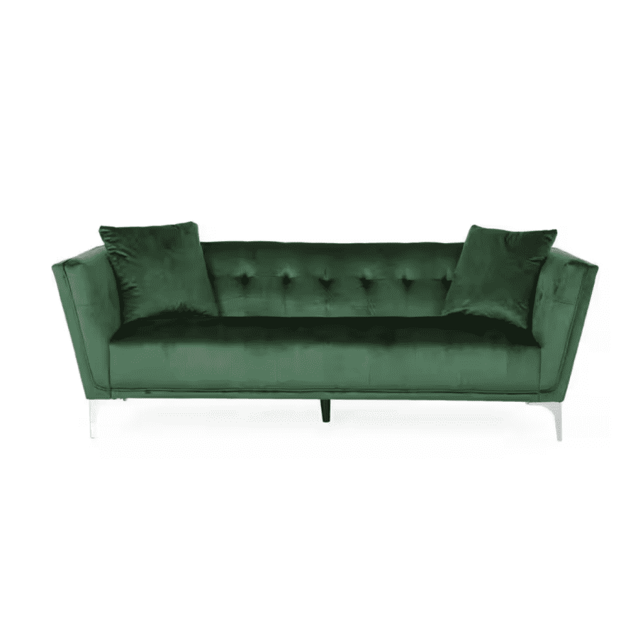 Noble House Emilio 86.5" Square Arm 3-Seater Sofa for $283