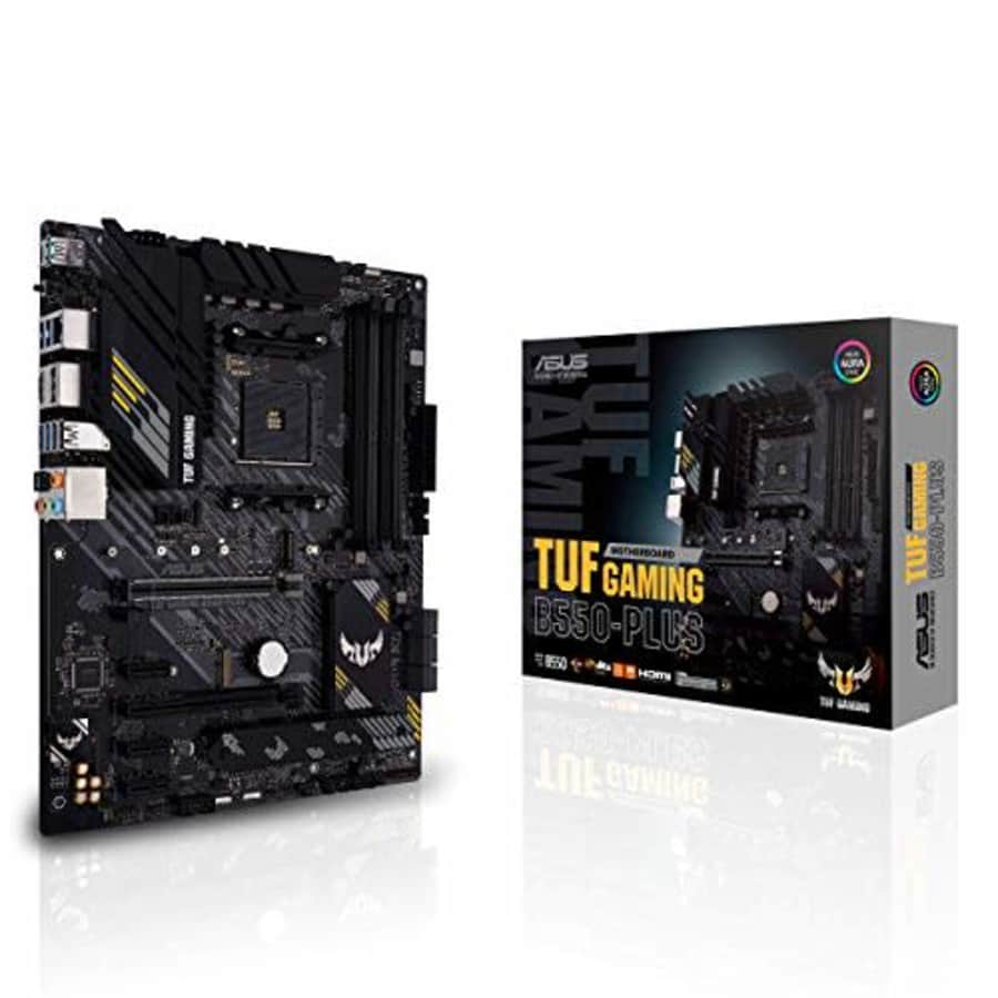 ASUS TUF Gaming B550-PLUS AMD AM4 Zen 3 Ryzen 5000 & 3rd Gen Ryzen ATX Gaming Motherboard (PCIe for $171 ASUS TUF Gaming B550-PLUS AMD AM4 Zen 3 Ryzen 5000 & 3rd Gen Ryzen ATX Gaming Motherboard (PCIe for $171