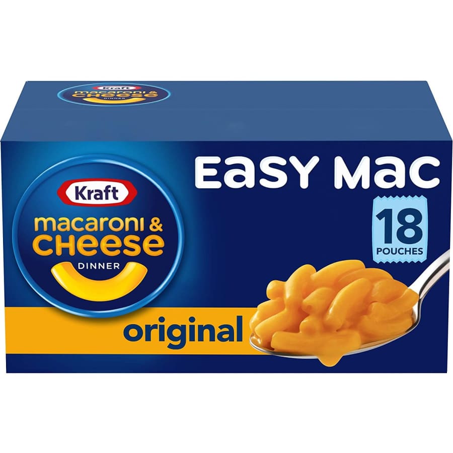 Kraft Easy Mac Macaroni and Cheese Single Serve Pouches 18-Pack for $7